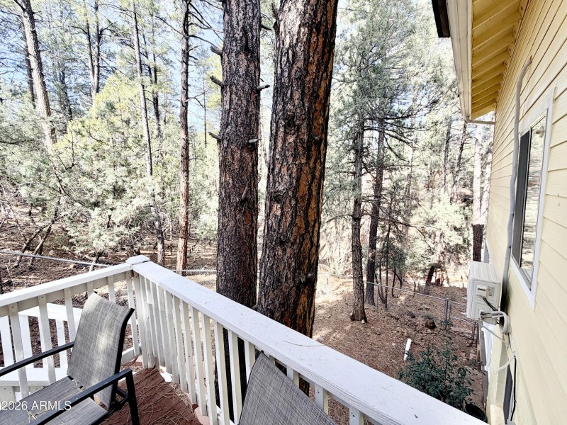 Side patio view
