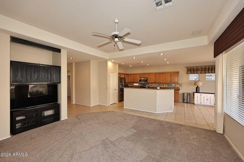 Another View of Great Room and Kitchen