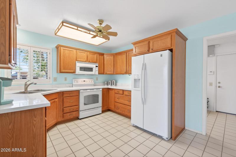 Kitchen towards Laundry Room