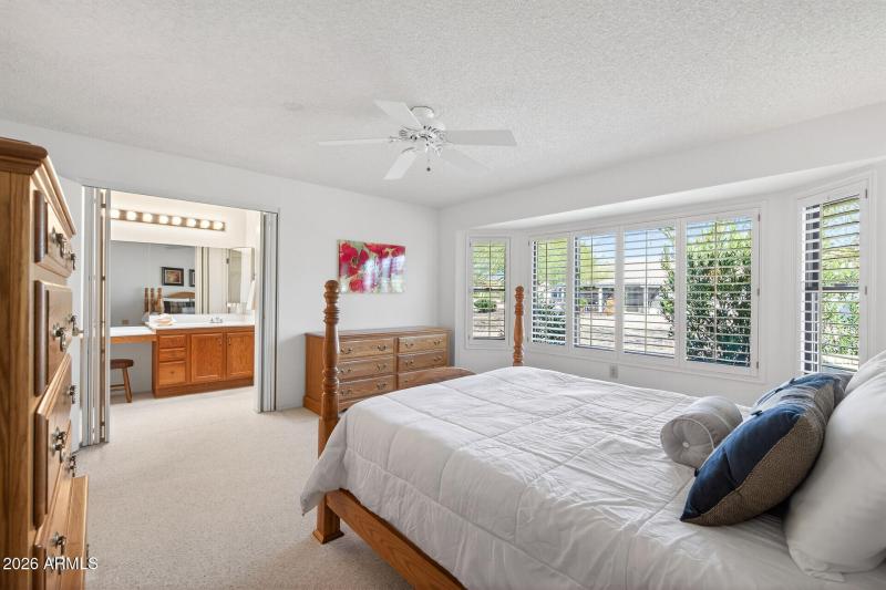 Primary bedroom toward Primary Bath