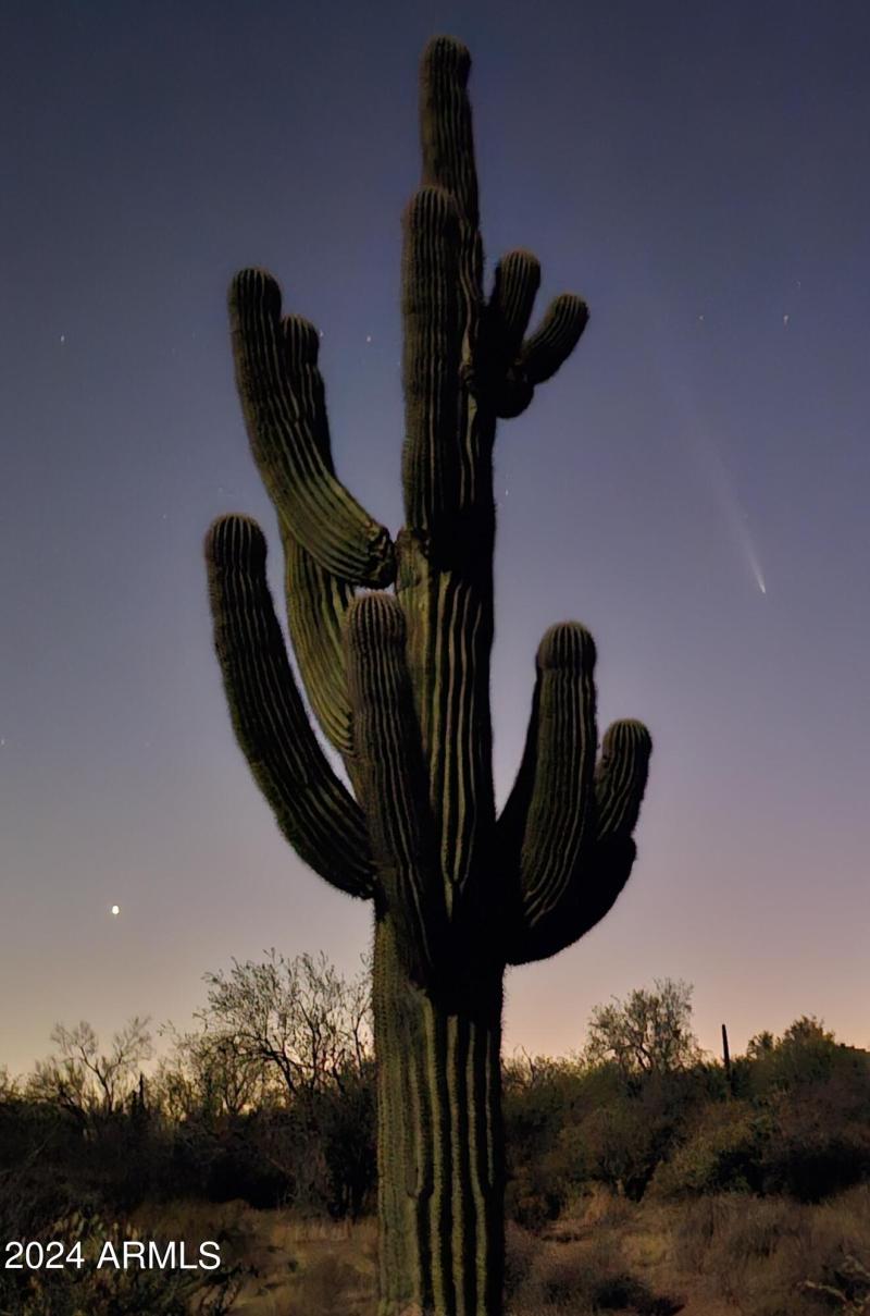 THE ATLAS COMET ON THE RIGHT