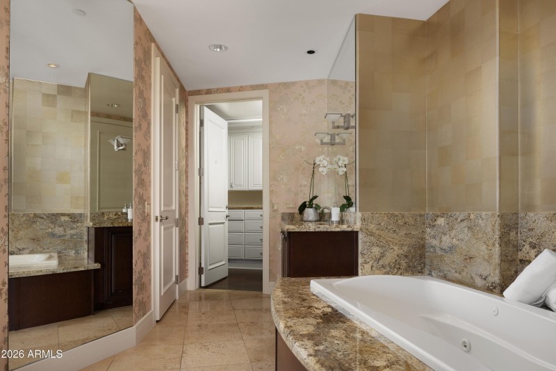 View to One Closet off Bath