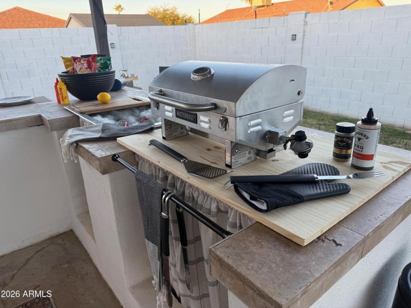 Great space outside for BBQ