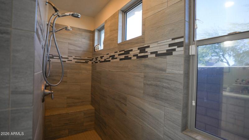 Large Dual Head Walk in Shower