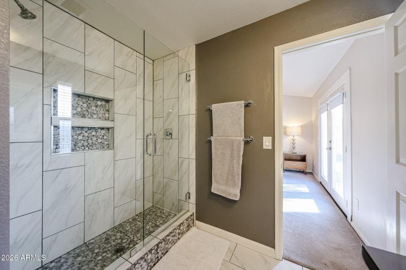 Fully Tiled Walk-in Shower