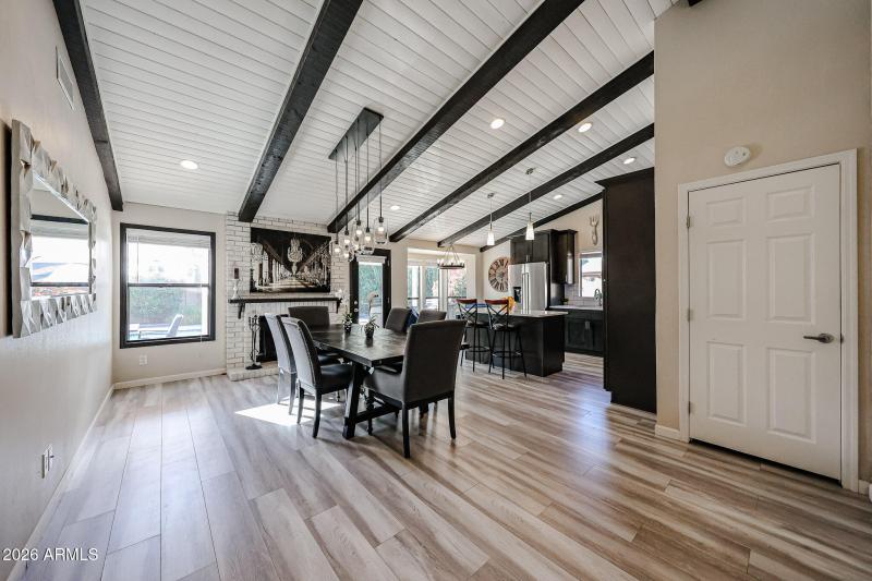 Dining Area and Kitchen