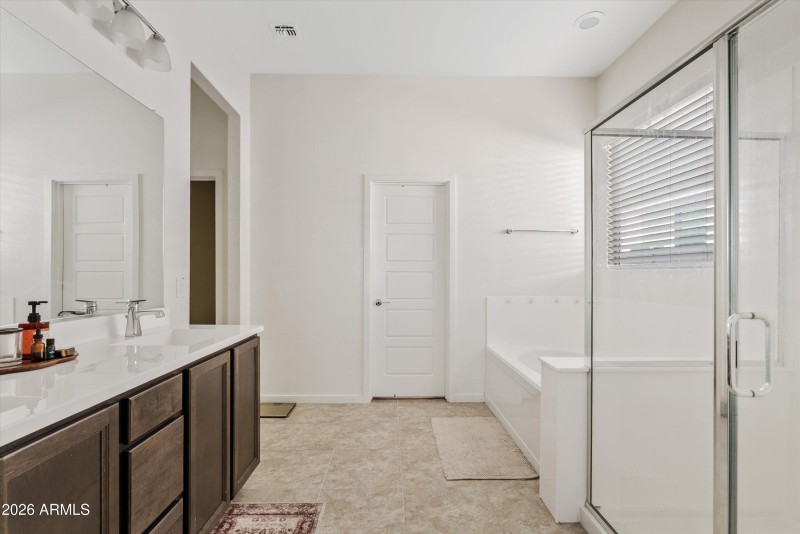 Primary Bath w/ Walk-In Closet
