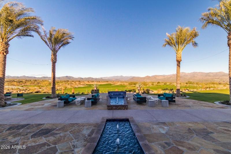 Overlooking the Driving Range