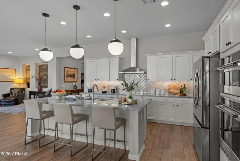 Large kitchen island