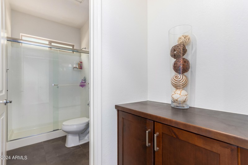 Extra storage off bath