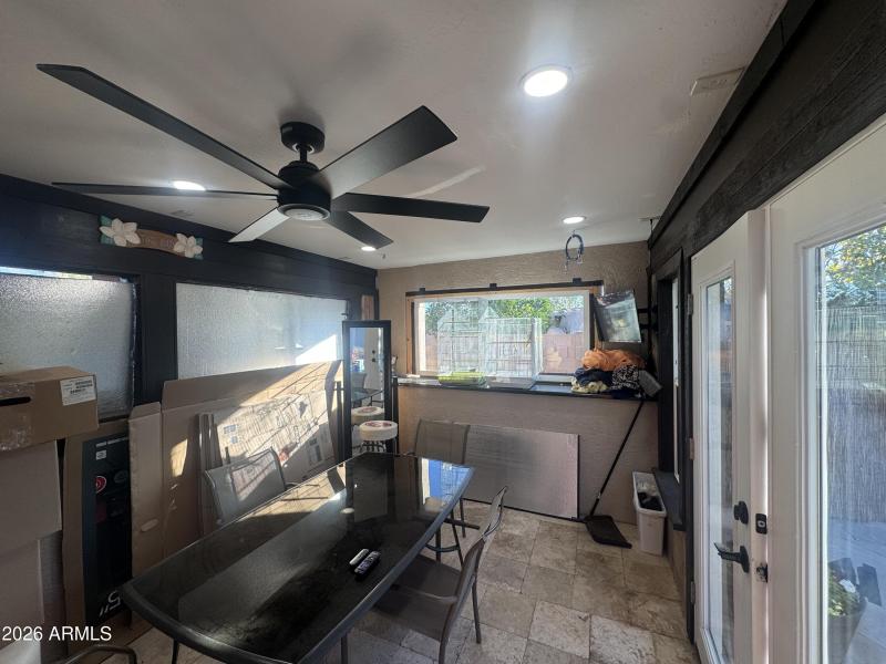 INSIDE POOL HOUSE/STORAGE