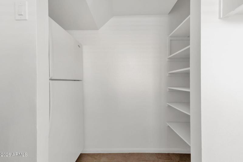 Pantry and Fridge