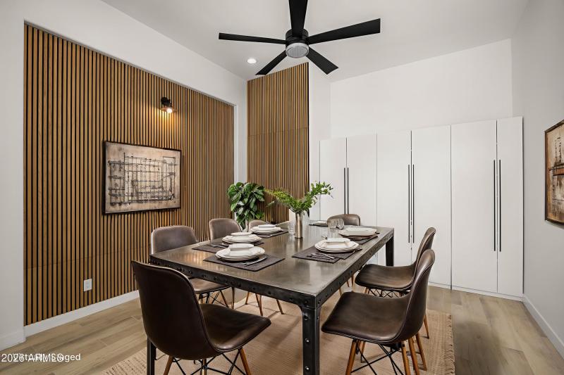 Flex Room as Dining Room Staged