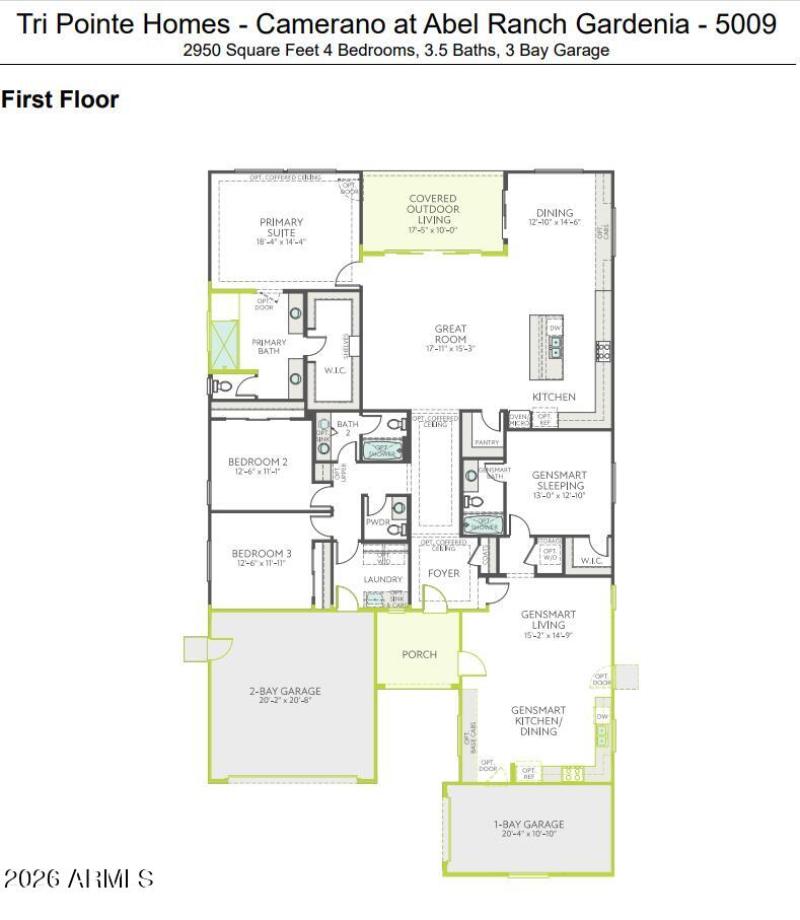 Gardenia- 5009 Floorplan