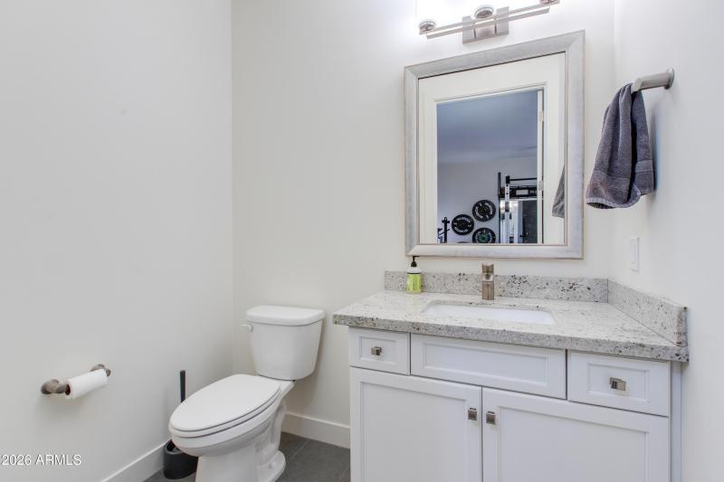 Powder Room on 1st Floor