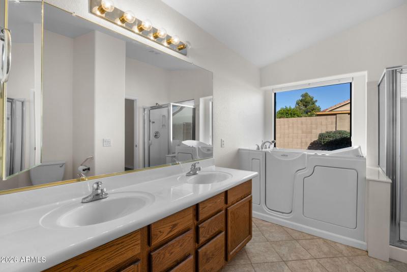 Primary Bath View 2 ADA Tub