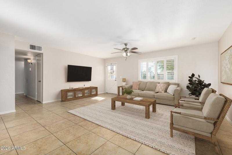 Virtually Staged Living Area