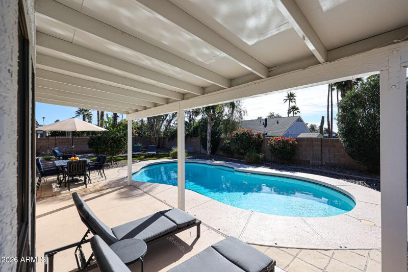 Relax by the Pool Under the Shade!