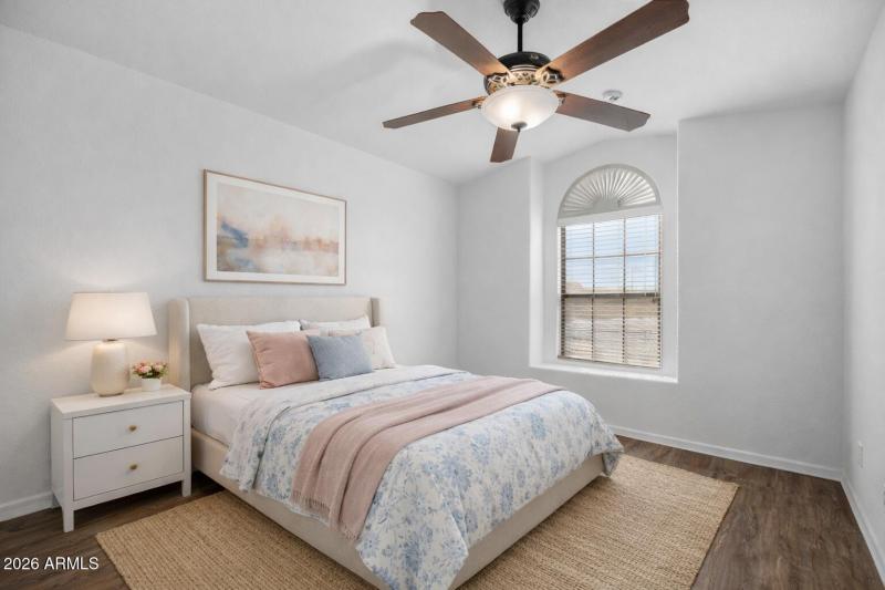 Secondary Bedroom Virtually Staged