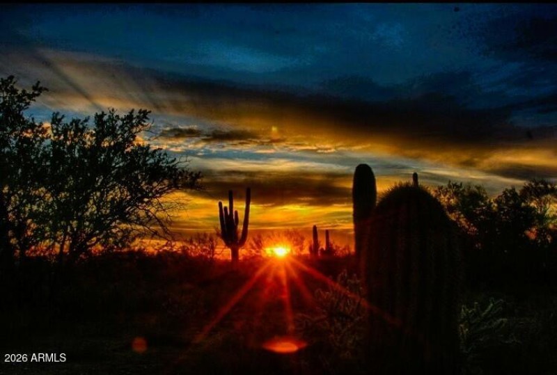 SONORAN MNT RANCH SUNSET