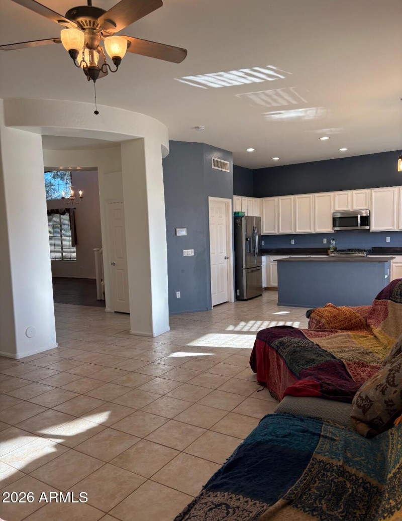 Freshly Painted Family Room