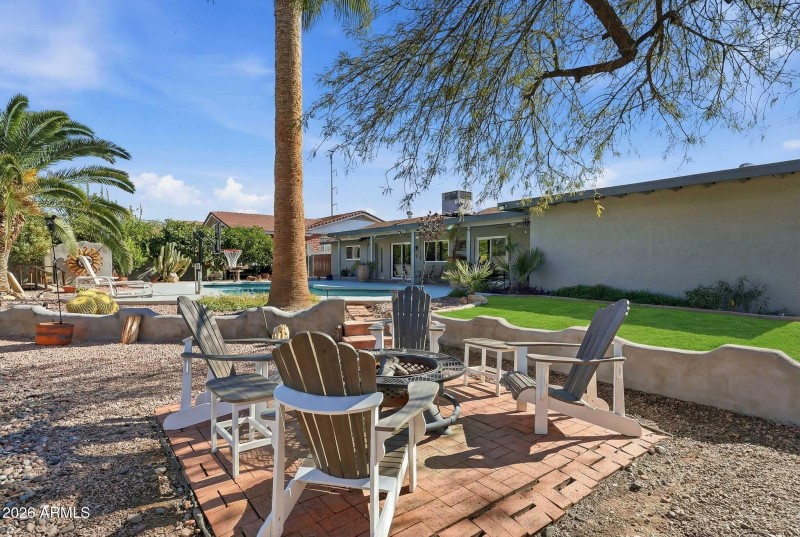 Patio Space with Firepit