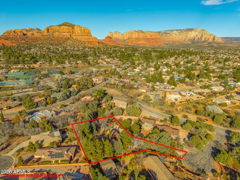 Aerial of surroundings