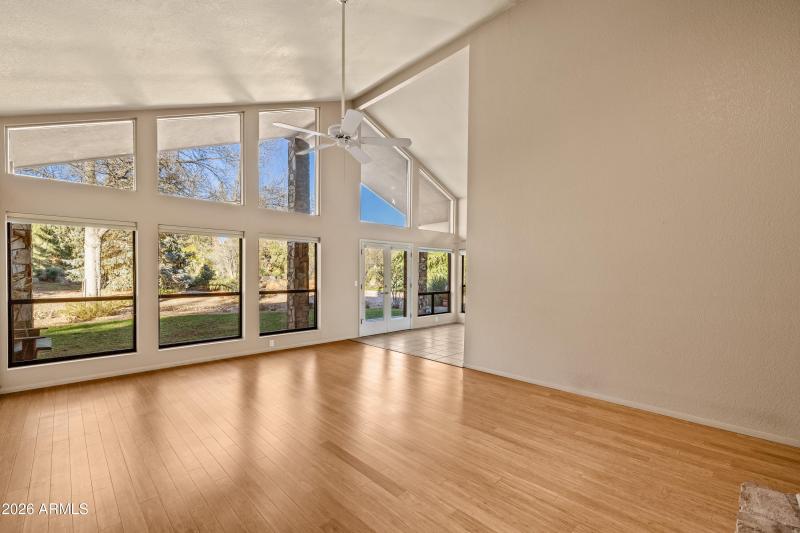 Large windows allow natural light in!