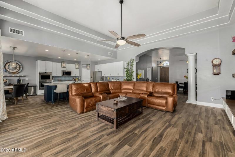 Family room to kitchen