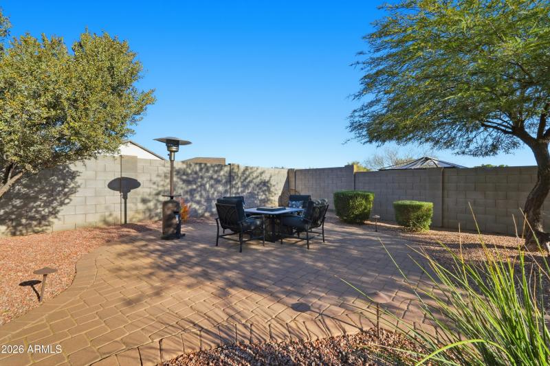 Multiple Paved Seating Areas