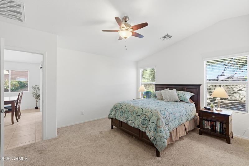 Primary Suite off Dining Area