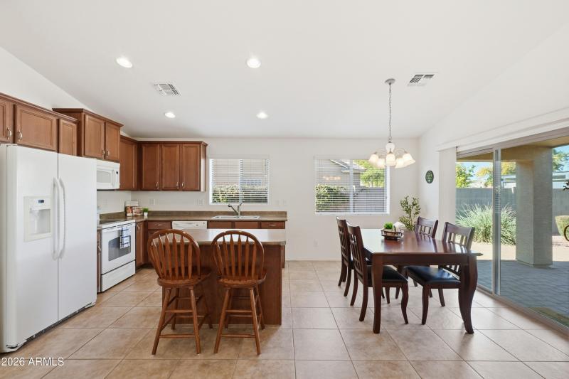 Kitchen and Dining Area