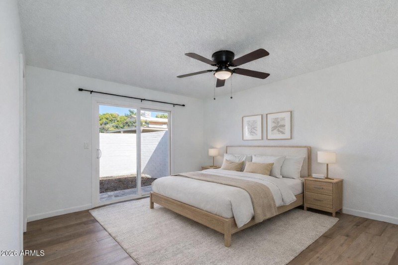 Primary Bedroom with Patio Access