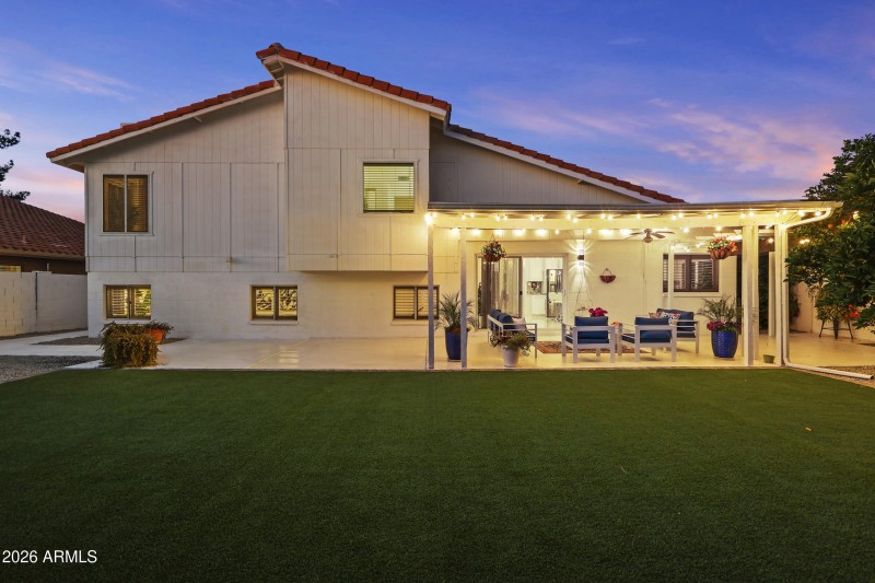 Elegance in rear view