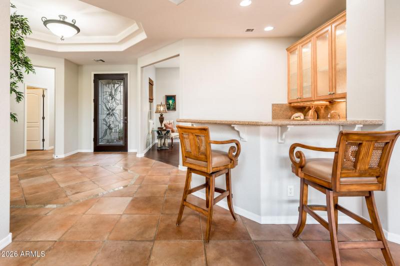 Foyer and Wet Bar