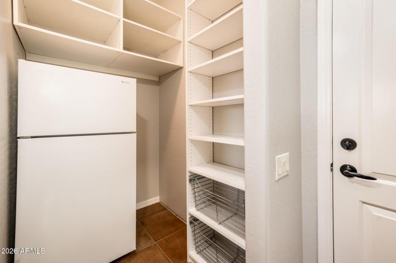 Pantry with Refrigerator