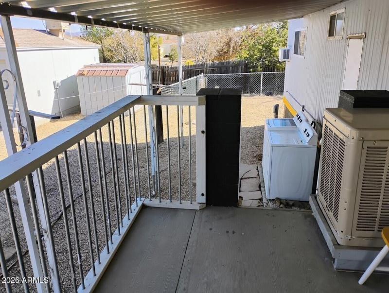 Front Deck and Outside Laundry