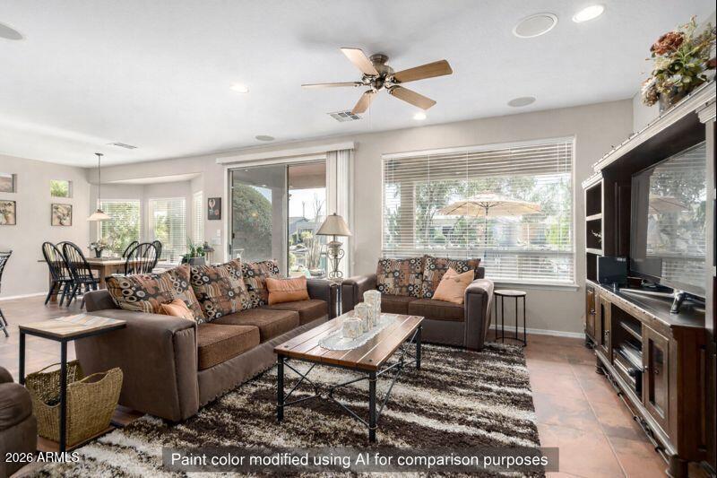 AI painted living room for comparison