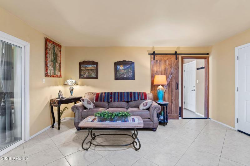 BARN DOOR TO LAUNDRY ROOM