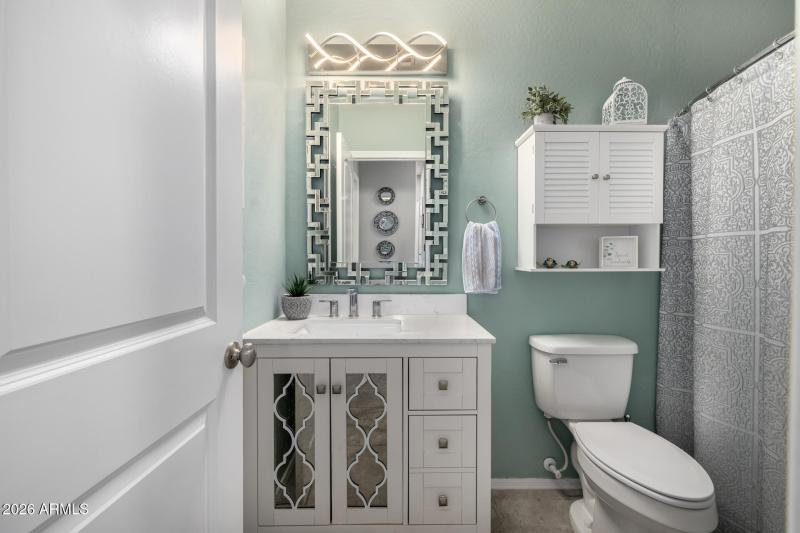 Upgraded Guest Bathroom