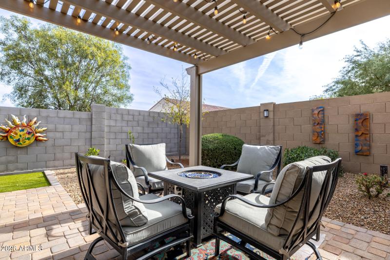 Pergola With Added Electric Outlets