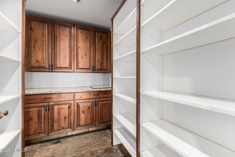 Walk-In Pantry off kitchen