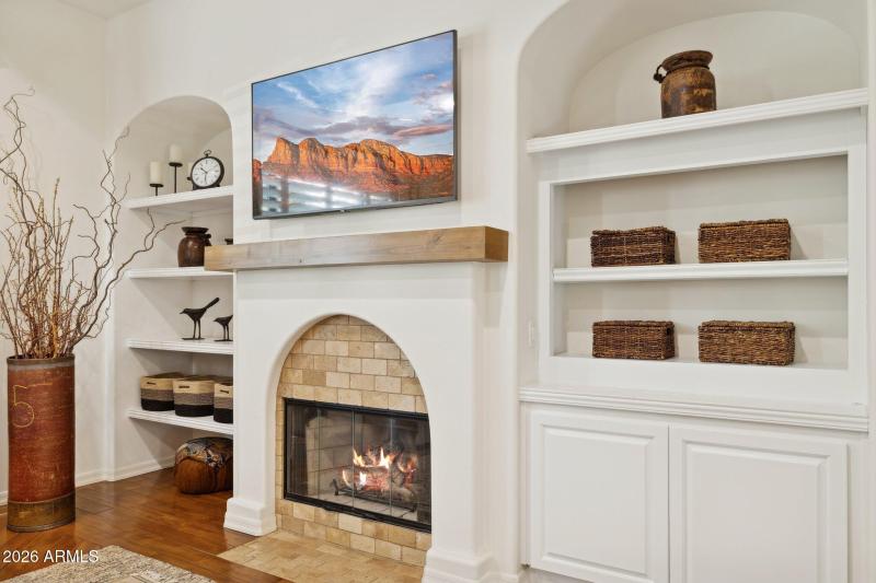 Cozy Gas Fireplace