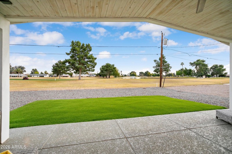 Rear Patio
