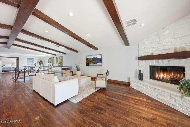 Guest House Fireplace