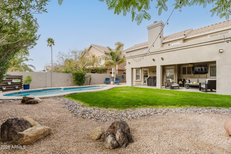 View of home from Backyard