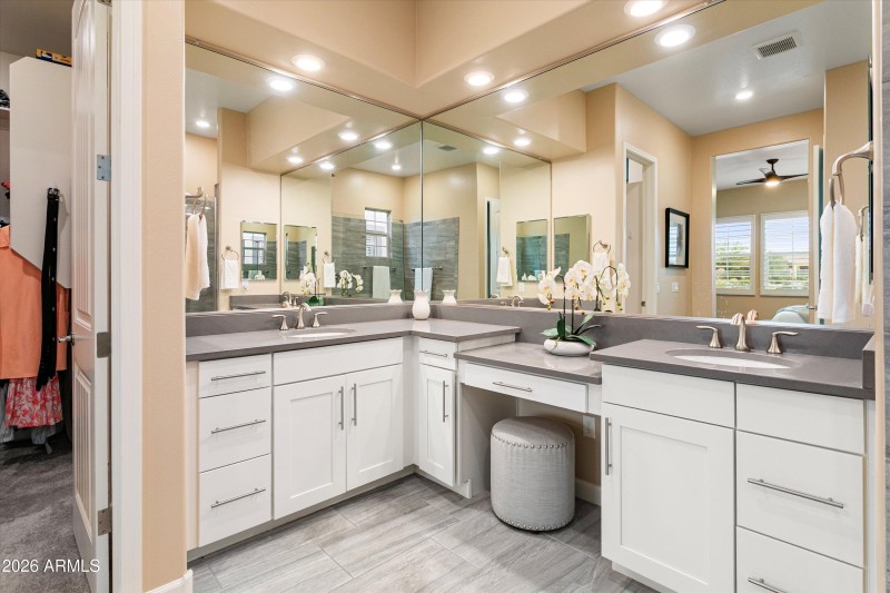 Double Vanities at Primary Bath