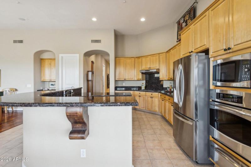 SS Appliances + Ample Cabinetry