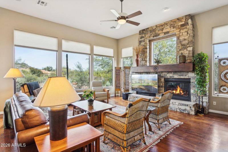 Living Room w/Stunning Views