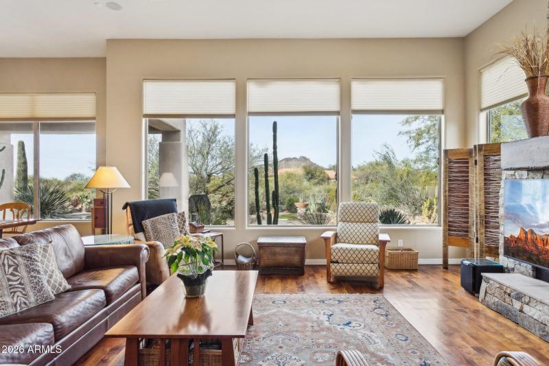 Living Room w/Stunning Views